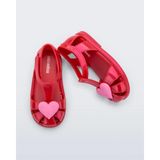 Mini Melissa Hip Heart Ballerina Babet Sandalet 37783-Kırmızı Kırmızı