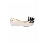 Mini Melissa Kız Çocuk Ultragirl Classic Bow Siyah Fiyonklu Babet 28-32 BEJ - SİYAH