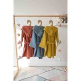 Mini Mimoza Erkek Çocuk Muslin Bornoz - 2 - 4 Yaş - Hardal