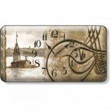Mini Nostaljik 17x9cm Osmanlı Kız Kuleli Duvar ve Buzdolabı Saati