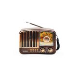 MİNİ NOSTALJİK RADYO BLUETOOTH SPEAKER ŞARJLI SD KART USB GİRİŞLİ MP3 ÇALAR KABLOSUZ HOPARLÖR NS-3381BT
