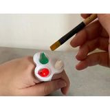 Mini Parmak Paleti – 3D Baskı Taşınabilir Boya Karıştırma Paleti