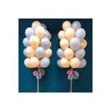 Mini Parti Makaron Balon Buketi, 20'li Set, Kahverengi
