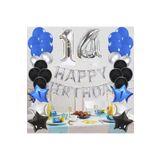 Mini Parti Mini Party Store Happy Bırthday 14 Yaş Balon Set