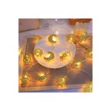 Mini Parti Ramazan LED Işık Sarkıt, 10 Ampul, 1,60 m, Sarı