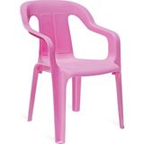 Mini Plastik Koltuk Çocuk Koltuğu Pembe - Kreş Sandalye