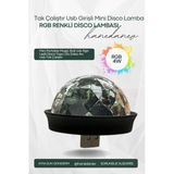 Mini Portable Magic Ball Usb Rgb Ledli Disco Topu Ufo Disko 4w Usb Tak Çalıştır