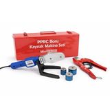 Mini Pprc Boru Kaynak Makinesi Seti 500 Watt 20 25 32 Mm Pafta Uçlu Makaslı Metal Taşıma Çantası