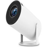 Mini Projeksiyon Cihazı 4K Tv Bt5.0 LED ANDROID11 Ev Sineması - Ahşap Bej - Siyah