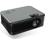 Mini Projeksiyon Cihazı, Full Hd, Wi-Fi, 1080P, Cep Telefonu Yansıtma - Ahşap