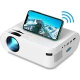 Mini Projeksiyon Cihazı, Full Hd, Wifi, Ios ve Android Uyumlu - Ahşap Bej - Siyah