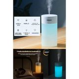 Mini Rgb Hava Nemlendirici Ultra Sessiz Aroma Difüzör 260 ml Ledli Ev Ofis Araç Içi Buhar Makinesi - Renkli