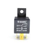 Mini Röle 12v 30-20a 5 Uçlu 2 Platinli Sanel Mini Röle 30-87-87a-