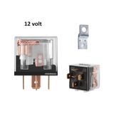 Mini Role 12v, 5 Uçlu, 40 A, Far, Korna, Fan, Lpg Rolesi Uyumlu