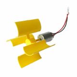 Mini Rüzgar Gülü Jeneratörü Motor Türbin Kanatlı Led Göstergeli