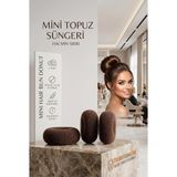 Mini Saç Topuz Süngeri 2 Adet 6 cm Çap 2.5 cm Kalınlık 7430000721336