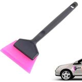 Mini Saplı Silikon Çekçek Ragle Cam Filmi Çekme Uygulama Aparatı 6X16CM Siyah Pembe - Renkli