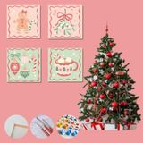 Mini Sayılarla Boyama Kiti 20x20 cm Yılbaşı Serisi 2-4'lü set