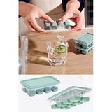 Mini Silikon Küp Buz Kalıbı Buzluk (7,5 X 13 X 3,4 Cm) Plastik