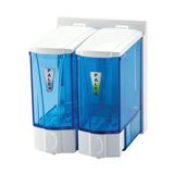 Mini Sıvı Sabun Dispenseri 250 Cc (Şeffaf-Mavi)
