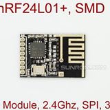 Mini SMD NRF24L01 2.4GHz RF Haberleşme Modülü Tranceiver 2Mbit/s SPI 250 Metre Fare Klavye Kablosuz Kulaklık Uzaktan Kumanda