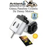 Mini Solar Motor 1 Adet Varistor Dc Motor Güneş Paneline Uyumlu Motor 3 Volt Deney Okul Proje Hobi Yüksek Devirli