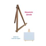 Mini Şövale, Masaüstü Şövale, Şövalye, Akrobat Şövale, Resim Ressam Sehpası Sehbası