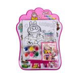 Mini Şövaleli 15X20 Cm Ebat Çocuklara Özel Labubu Boyama Seti