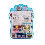 Mini Şövaleli 15X20 Cm Ebat Çocuklara Özel Labubu Ve Arkadaşları Boyama Seti 1 Adet