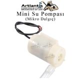 Mini Su Pompası 1 Adet Mikro Dalgıç Pompa Solonoid Su Pompası Dc 3-5 Volt Küçük Akvaryum Motoru 100L/H