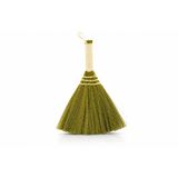 Mini Süpürge Tasarımlı Kapı Süsü - Hasır Saplı - El Yapımı Rustik Dekor