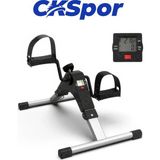 Mini Taşınabilir El ve Ayak Kondisyon Bisikleti - Katlanabilir LCD Ekranlı Masa Altı Egzersiz Al - Çok Renkli