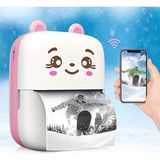 Mini Taşınabilir Kablosuz Termal Yazıcı | Cep Boyu Anında Çıktı – Ios & Android Uyumlu - Pembe