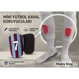 Mini Tekmelik Seti - Hafif ve Ergonomik Futbol Kaval Kemiği Koruyucu Dizlik