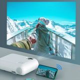 Mini Telefon Projeksiyon Cihazı, Full Hd, Wifi, Ios ve Android Uyumlu - Ahşap Bej - Siyah
