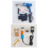 Mini Tufting Seti AK-V Tufting Makinesi (Tufting Tabancası) ve Tıraş Makinesi (Mavi AK-V - Turuncu-Sarı Tıraş Makinesi)