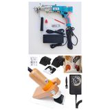 Mini Tufting Seti AK-V Tufting Makinesi (Tufting Tabancası) ve Tıraş Makinesi (Turkuaz AK-V - Bej Tıraş Makinesi)