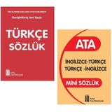Mini Türkçe Sözlük- İngilizce Sözlük (Plastik Kapak)