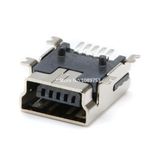 Mini USB Dişi Konnektör 5 Pin USB Dişi Konnektör Montaj Tipi Mini USB 5 Pin Mini USB Dişi Lehim Tipi Konnektör