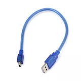 Mini Usb Kablo 30Cm (Usb A – Mini Usb 5 Pin, Veri Ve Şarj Kablosu