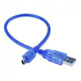 Mini Usb Kablo 5 Pin Mini Usb Mp3 Player Şarj Ve Data Kablosu 50 Cm