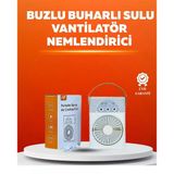 Mini Usb Klima Fan | 3 Kademeli Spreyli H.a Soğutucu, Taşınabilir