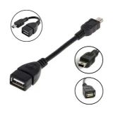 Mini Usb - Otg Kablo - 15Cm