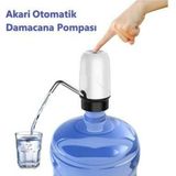 Mini USB Şarjlı Su Pompası, Taşınabilir ve Kullanışlı Küçük Pompa - Cappuccino