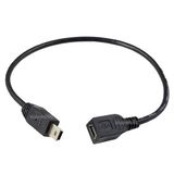 Mini USB Uzatma Kablosu 5 Pin Erkek Dişi Kablo 20 cm Mini USB Erkek Dişi Kablo 5 Pin Dişi Erkek Uzatma Kablosu 20 cm