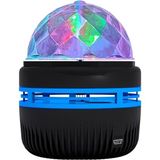 Mini Usb’li Sihirli Rgb LED Disko Topu – Renkli Işık Efekti, Parti ve Eğlence Aksesuarı - Bronz