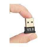 Mini V5.0 USB Bluetooth Dongle V5.0 Bluetooth Adaptör - 1 GB - Turkuaz