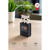 Mini Wifi Adaptör Usb 2.0 600 Mbps Kablosuz Alıcı Yd48 Siyah