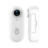 Mini Wifi Aksiyon Kamerası 1080p Hd Giyilebilir Manyetik Kamera Sesli Ve Görüntülü Kayıt Beyaz
