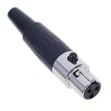 Mini Xlr 3 Pin Dişi Fiş